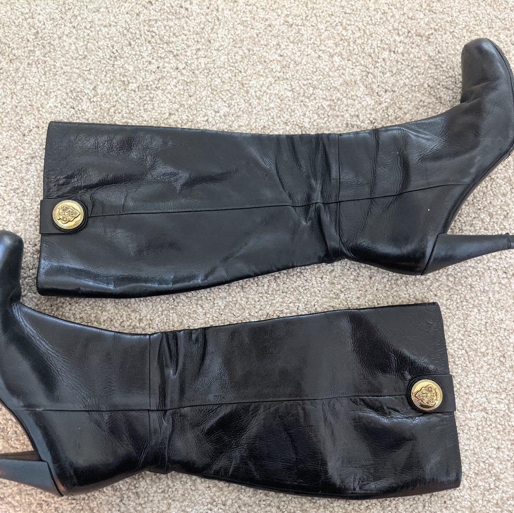 GUCCI tall leather boots